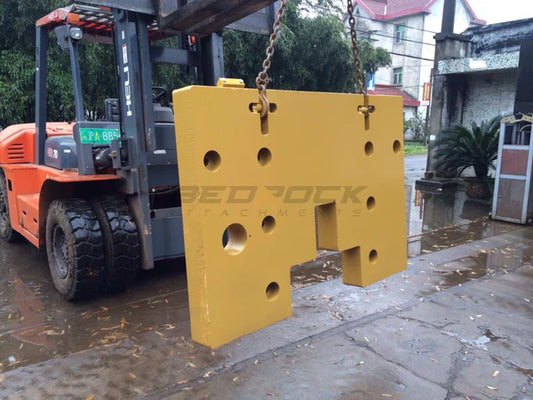 Bedrock Attachments Counterweight | Model BC011 | Width 71.6" | Weight 2500kg | For Bulldozer
