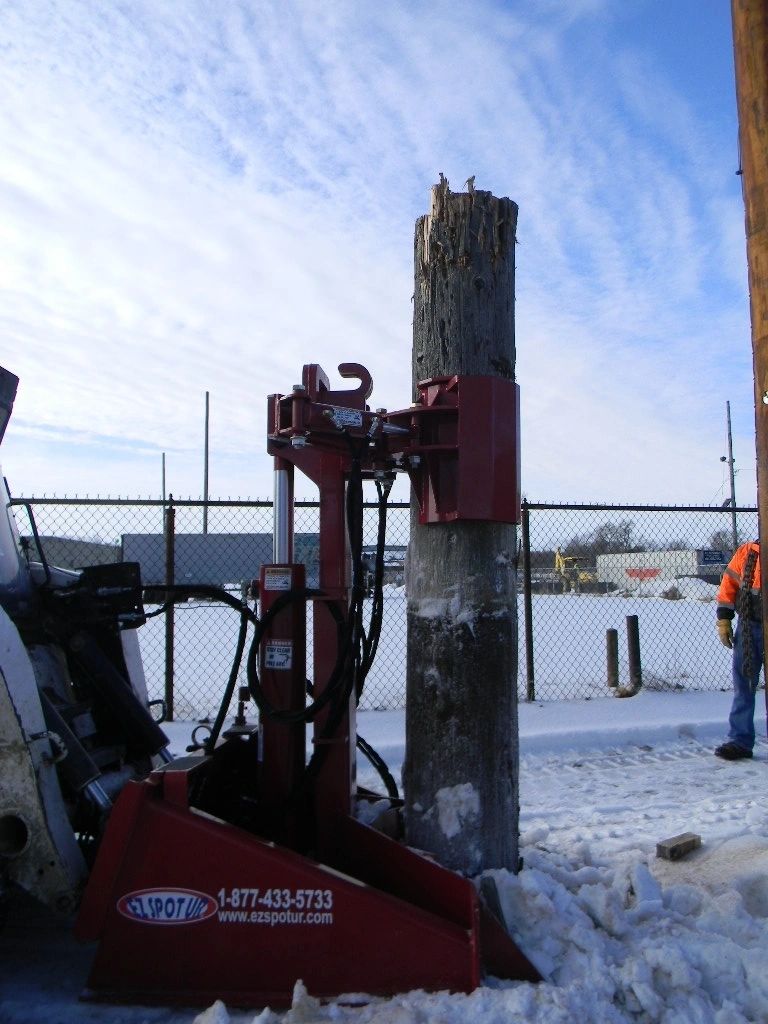 EZ Spot UR Attachment Pole Jack | Model EZ-PJ001 | Jaw Opening Range 9"–31" | 20–30 GPM | 3–5 Tons | For Skid Steer, Compact Track Loaders, Wheel Loaders, Excavators, Mini Excavators, Telehandlers & Backhoes
