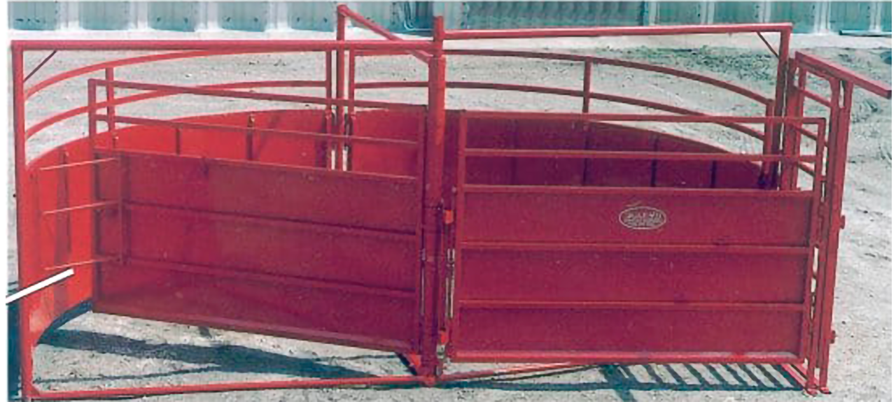 Global Equipment Palco Crowding Tub | Model 8' | Width 96" | Cattle Operations | Sorting & Holding
