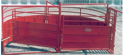 Global Equipment Palco Crowding Tub | Model 8' | Width 96" | Cattle Operations | Sorting & Holding