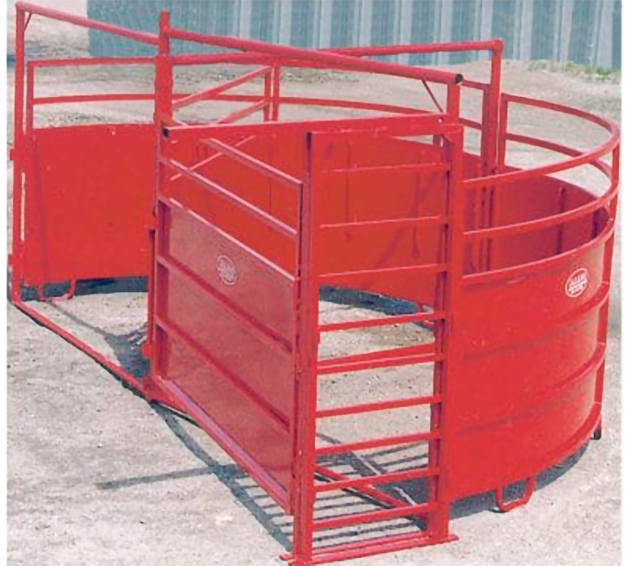 Global Equipment Palco Crowding Tub | Model 8' | Width 96" | Cattle Operations | Sorting & Holding