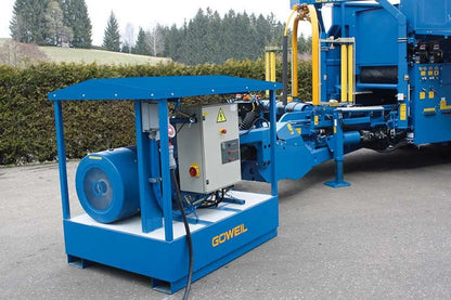 GÖWEIL | VARIO-MASTER | Baler-Wrapper Combination | Working width 11.48 feet | 80-140 cm Bale Diameter | Minimum 90 kW (120 hp) | For Tractor