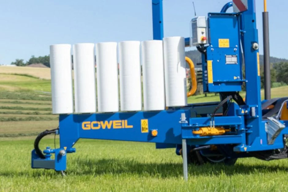 GÖWEIL | Bale Wrapper | Model G5010 | Working Width 9' Feet | Bale Diameter 35-53 Inches | Minimum 120 HP | For Tractor