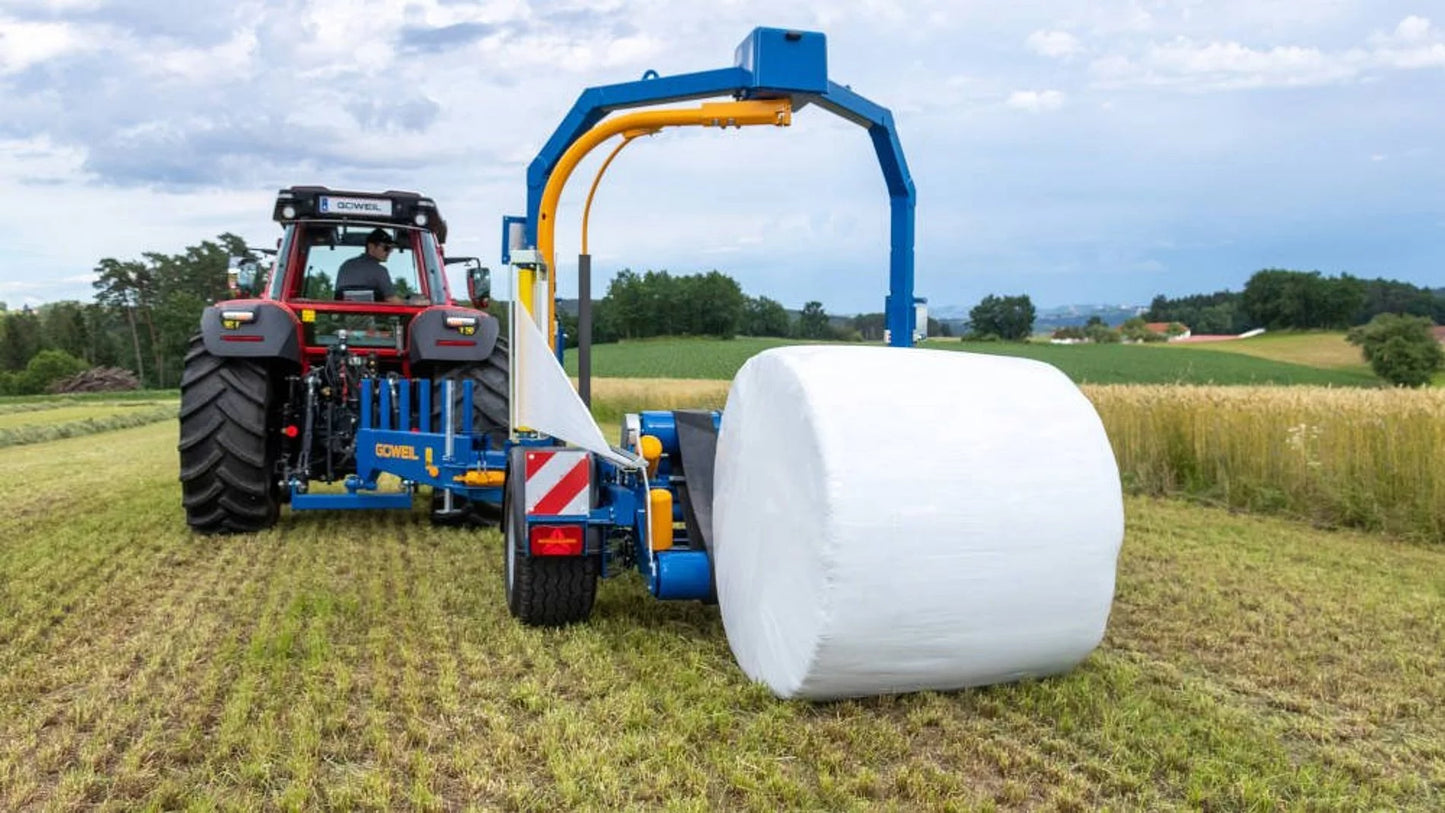 GÖWEIL | Bale Wrapper | Model G5010 | Working Width 9' Feet | Bale Diameter 35-53 Inches | Minimum 120 HP | For Tractor