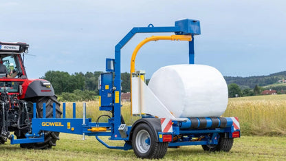 GÖWEIL | Bale Wrapper | Model G5010 | Working Width 9' Feet | Bale Diameter 35-53 Inches | Minimum 120 HP | For Tractor