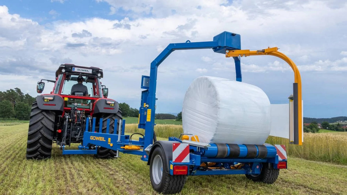 GÖWEIL | Bale Wrapper | Model G5010 | Working Width 9' Feet | Bale Diameter 35-53 Inches | Minimum 120 HP | For Tractor