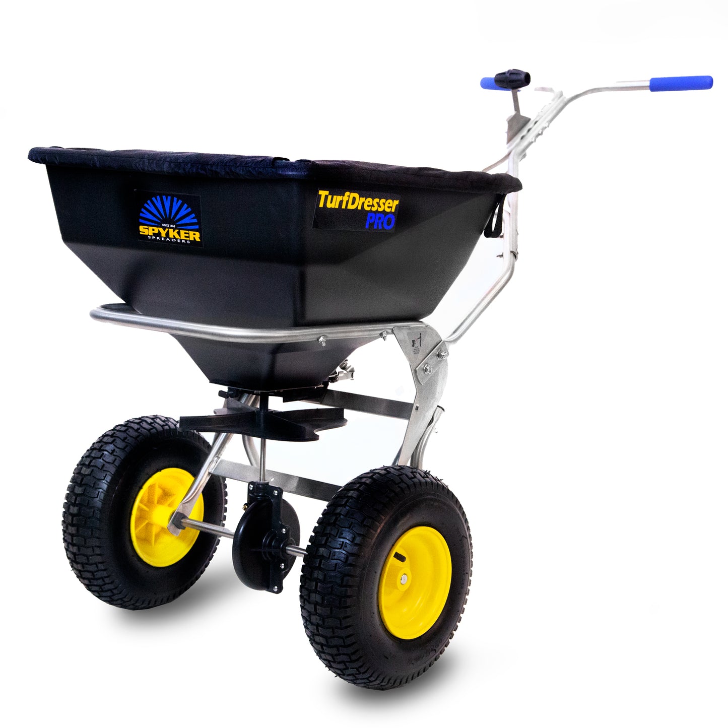 Spyker TurfDresser PRO Spreader | Model SPY80-1S-TD | 12' Spread Width | Hopper Capacity 80 lbs