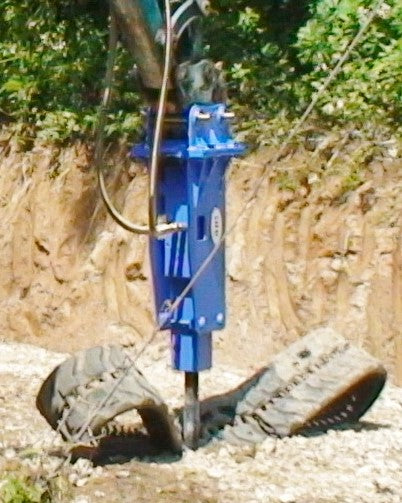 HydroRam HK30 Hydraulic Hammer | Overall Length 58.8" | For 2.8-4.2 Ton Mini Excavators