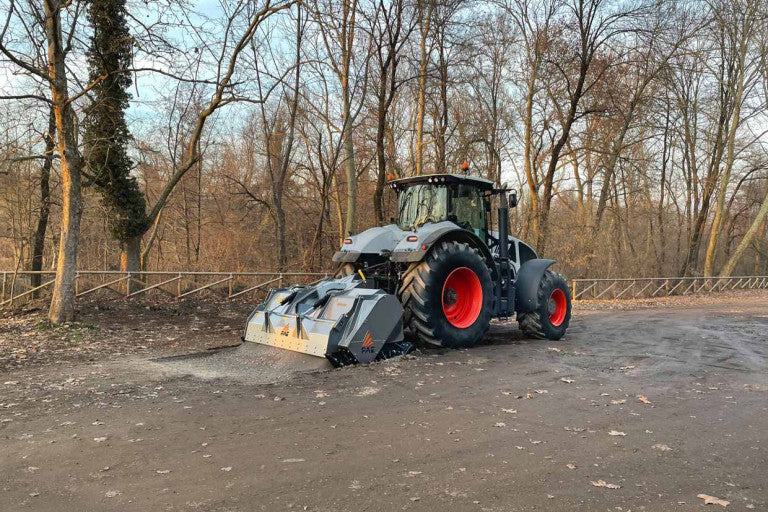 FAE | STCH Stone Crusher | Models 200 To 250 | Widths 82" To 100" | Fixed-Tooth Rotor | Crushed Rock Depth 10" | Horsepower 280 To 400 HP | For Tractors