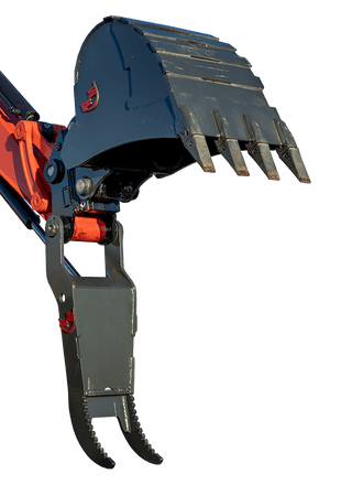 NM Attachments Hydraulic Thumb - Stick Pivot 4 Tines | Model HSP Series | Bucket Widths 24"–60" |  Machine Size 1.5–27 Tons | For Excavators