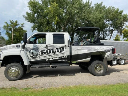 Black Widow Big Boy EZ Rizer™ Extra-Wide Arched Folding Dual Runner ATV Ramps | Model MF2-10819-EZ-ATV | Size 9' L x 19" W | Capacity 3,000 lb | Horsepower 4 To 90+ HP | For ATV & UTV Loading