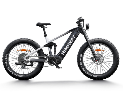 HIMIWAY Cobra Pro Softail Electric Mountain Bike | 1000W Motor | 48V 20Ah