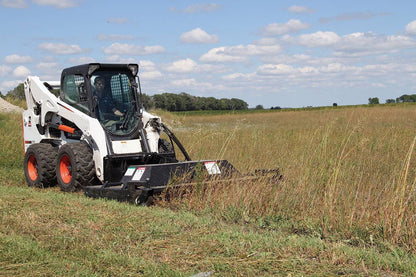 Erskine Dual Rotary Brush Mower | 84” Model | With Wheel & Replacement Blade Kit | For Skid Steer