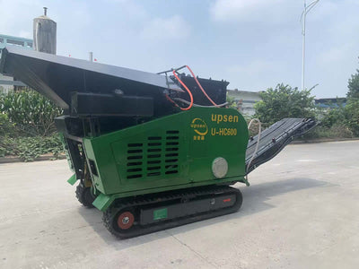 Upsen Track Mobile Hammer Crusher | Model U-HC600 | Feeding System 500x2000mm | Yanmar Engine 73 HP