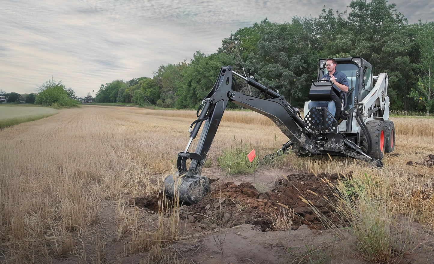 Erskine Backhoe | Model BH-780 | Transport Width 36" inches | Digging Depth 78" inches | For Skid Steers