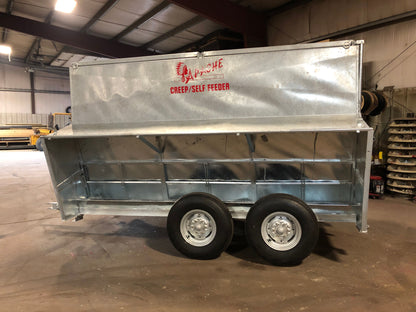 Apache Equipment 225 Creep/Self Feeder | Length 12' | Capacity 225 Bushel | Portable & Skid | For Daily Feeding Pressure