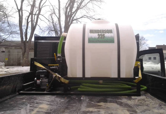 Henderson Hydroseeder 225 Gallon Tank | Model HENDE225 | Width 55" | Length 80" | 3500 sq ft Coverage | 20 To 100+ HP | For ATV, UTV & Truck