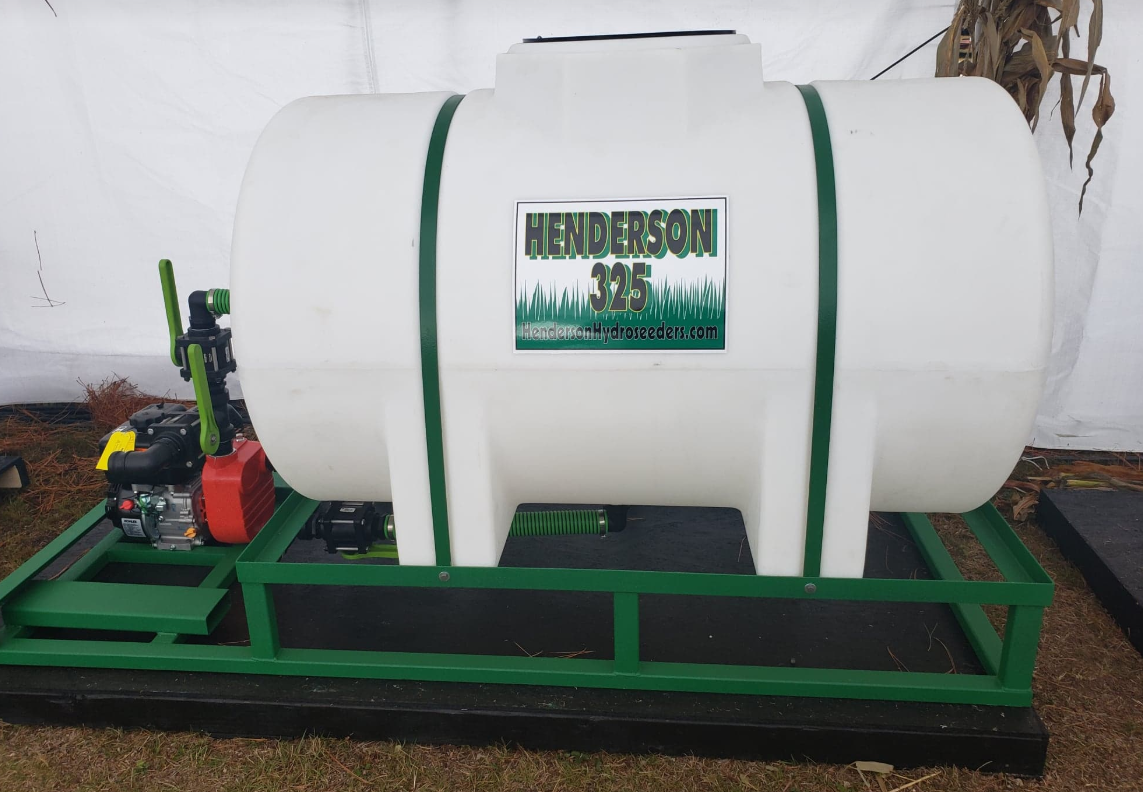 Henderson Hydroseeder 325 Gallon Tank | Model HENDE325 | Width 56" | Length 85" | 5,500 Sq Ft Coverage | 20 To 100+ HP | For ATV, UTV & Trucks