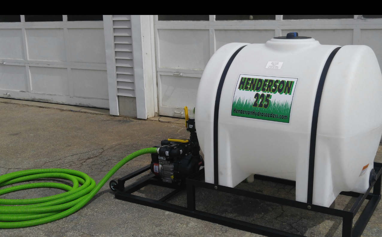 Henderson Hydroseeder 225 Gallon Tank | Model HENDE225 | Width 55" | Length 80" | 3500 sq ft Coverage | 20 To 100+ HP | For ATV, UTV & Truck
