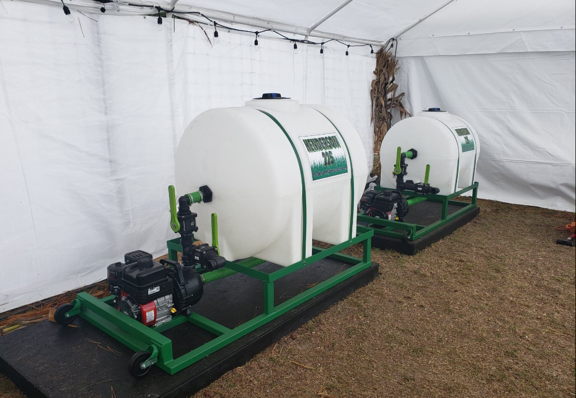 Henderson Hydroseeder 125 Gallon Tank | Model HENDE125 | Width 48" | Length 75" | 6.5 To 8 HP Engine | 20 To 100+ HP | For ATV, UTV & Trailer