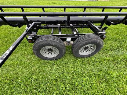 Global Equipment Apache Hay Hauler Inline Bale Trailers | Rail Length 25′, 32′, 36′ & 42′ | Bumper Pull & Gooseneck | For Hay Transport