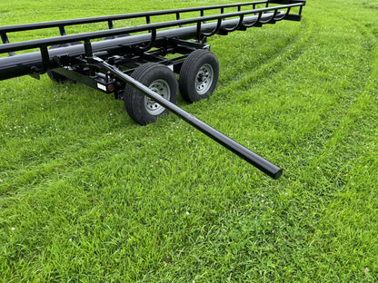 Global Equipment Apache Hay Hauler Inline Bale Trailers | Rail Length 25′, 32′, 36′ & 42′ | Bumper Pull & Gooseneck | For Hay Transport