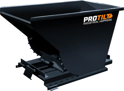 ProTilt Self-Dumping & Bump Release Hopper | Standard Duty | Volume Capacity 0.25 - 3.00 cu yd | Width 30" - 68" | For Fork Lifts