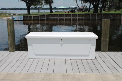 RIO MARINE CUSTOMS | Dock Box | Model CM07 | 75" W x 26" H x 27" D | Heavy-Duty Storage | For Marine Storage