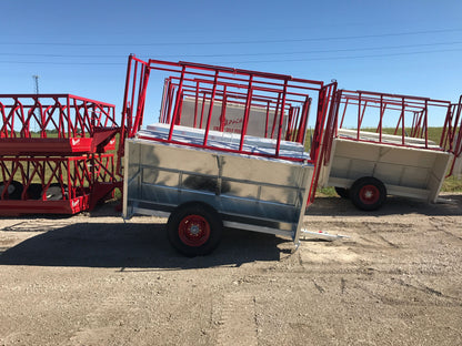 Apache Equipment 70 Creep/Self Feeder | Length 8' | Capacity 70 Bushel | Portable & Skid | For Daily Feeding Pressure