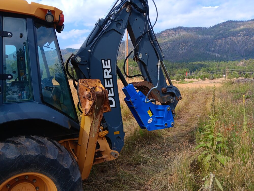 HydroRam HK Series Loader Backhoe Hydraulic Hammers | Overall Length 70.4" & 72.2" | For 3.9-14.3 Ton Loader Backhoes