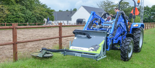 GreenTec FOX 25 Carrier Frame | Model OPTE4051 / OPTE4272.1 / OPTE4500 | Cutting Width 31.5" | 6.6–10.6 GPM | 25–40 HP | For Tractors & Loaders