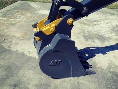 TAG Dirt Bucket | Heavy Duty Compact | Pin-On & OEM Mounts | Bucket Weight 135–290 lbs | 2–4 Ton | For Excavators