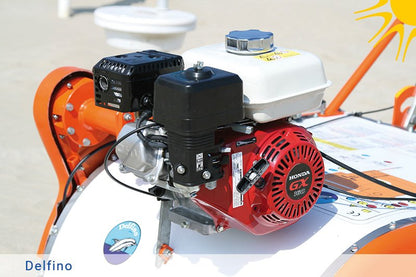 Delfino Drum Drive Beach Cleaner | 140 x 90 x H100cm | 35" Working Width | 397 lbs | For Fine Sand Beaches
