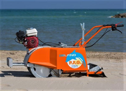 Delfino Drum Drive Beach Cleaner | 140 x 90 x H100cm | 35" Working Width | 397 lbs | For Fine Sand Beaches