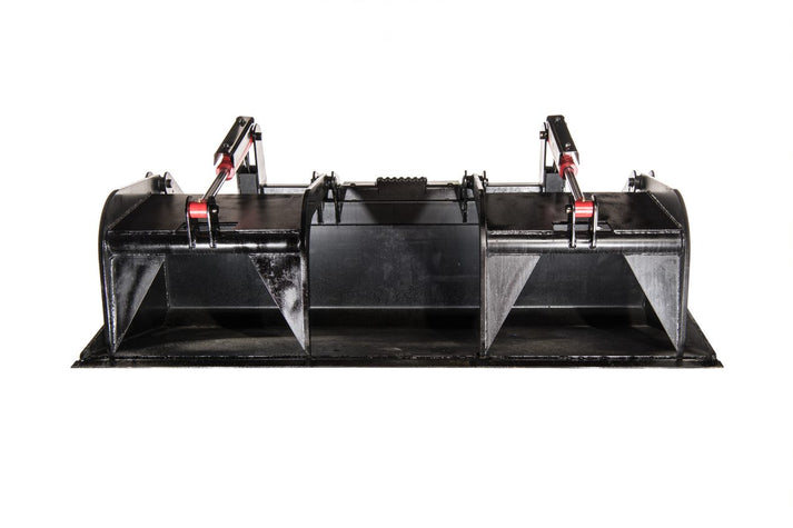 McLaren Industries Demolition & Recycling Yard Grapple Bucket | Model 60X110X76 & 60X110X84 | Width 76" To 84" | 15 To 25 GPM | For Skid Steer