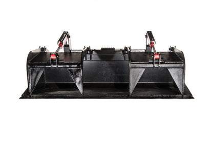 McLaren Industries Demolition & Recycling Yard Grapple Bucket | Model 60X110X76 & 60X110X84 | Width 76" To 84" | 15 To 25 GPM | For Skid Steer