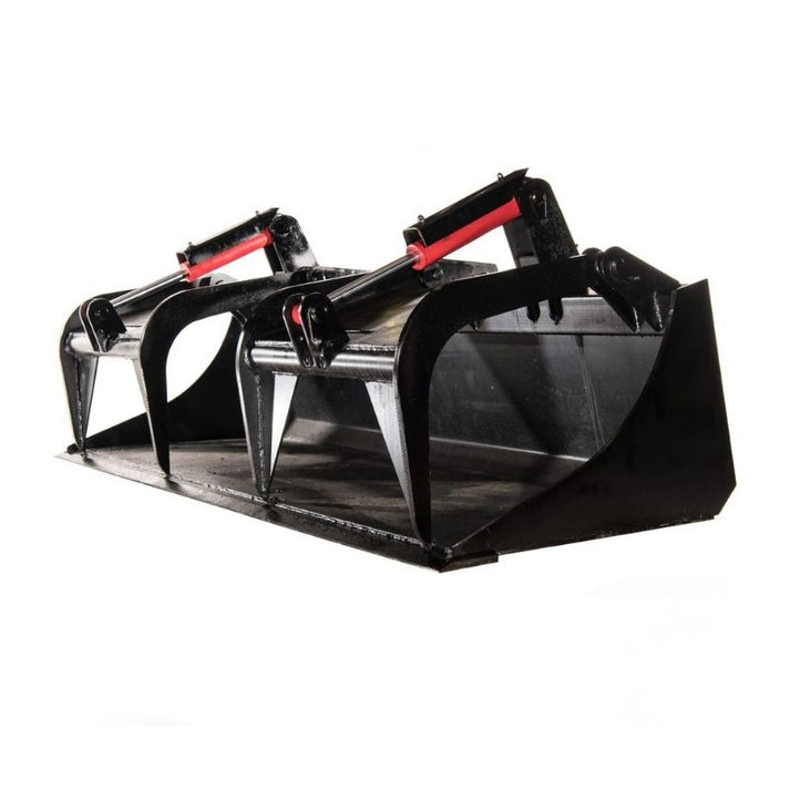 McLaren Industries Demolition & Recycling Yard Grapple Bucket | Model 60X110X76 & 60X110X84 | Width 76" To 84" | 15 To 25 GPM | For Skid Steer