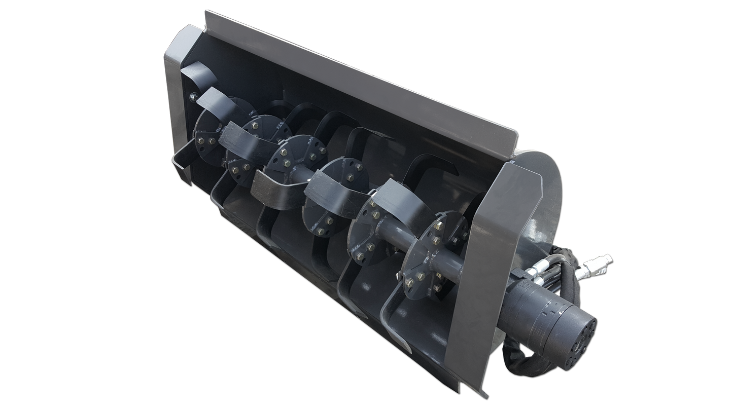 CID Rotary Tiller | Width 60" | Universal & Bobcat Mount | 10-20 GPM | For Mini Skid Steers