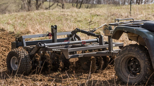 Wildlife Farming UTV Disc Soil Prep | 5′ Working Width | Disc Harrow, Flip Disc & Combo Cultipacker | 18–45 HP | For ATVs, UTVs & Small Tractors