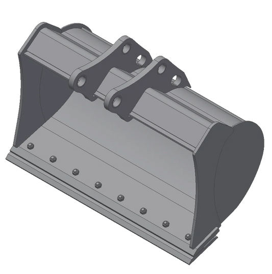 TAG Ditch Bucket | 36"–60" Width | 8.70–13.00 ft³ Capacity | Bucket Weight 525–675 lbs | Machine Size 14,000–20,000 lbs | For Backhoes