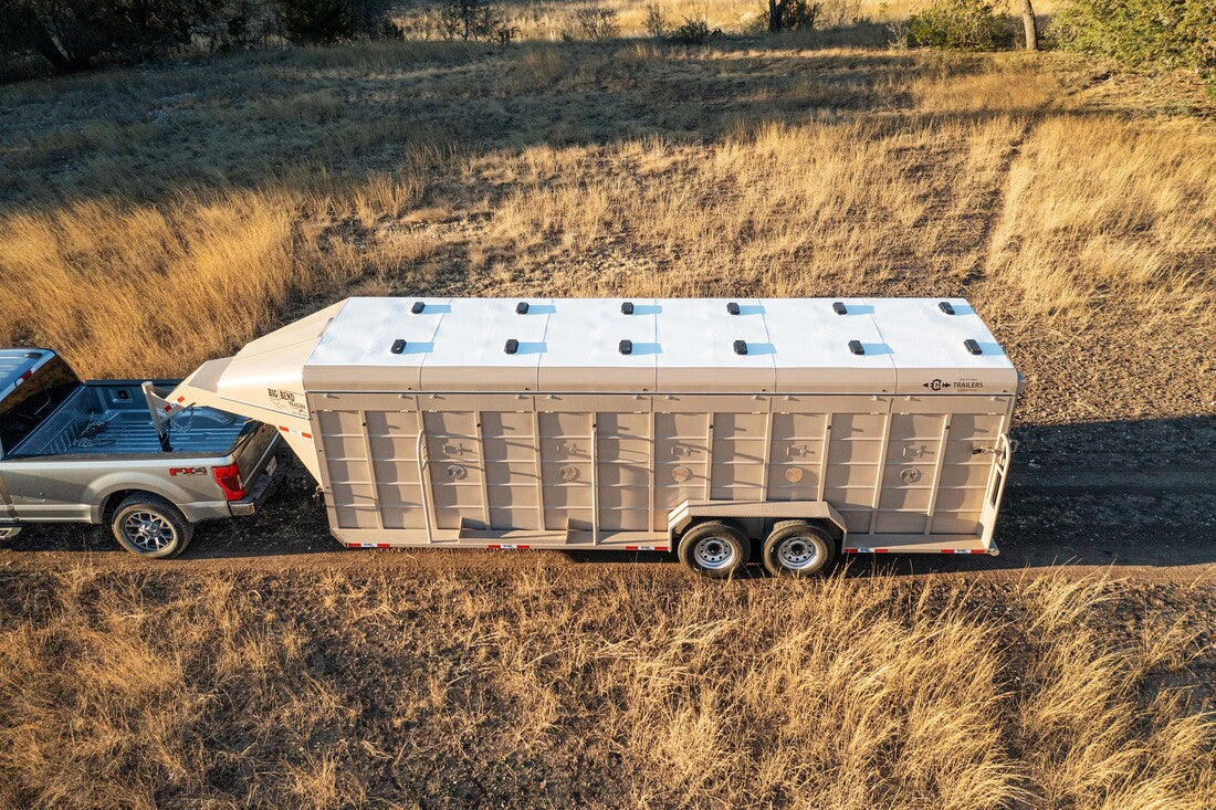 Exotic Game Control Super Exotic Bifold Game Trailer | 24' Long x 6'8" Wide x 6'6" Tall | 3 Full-Size Escape Gates