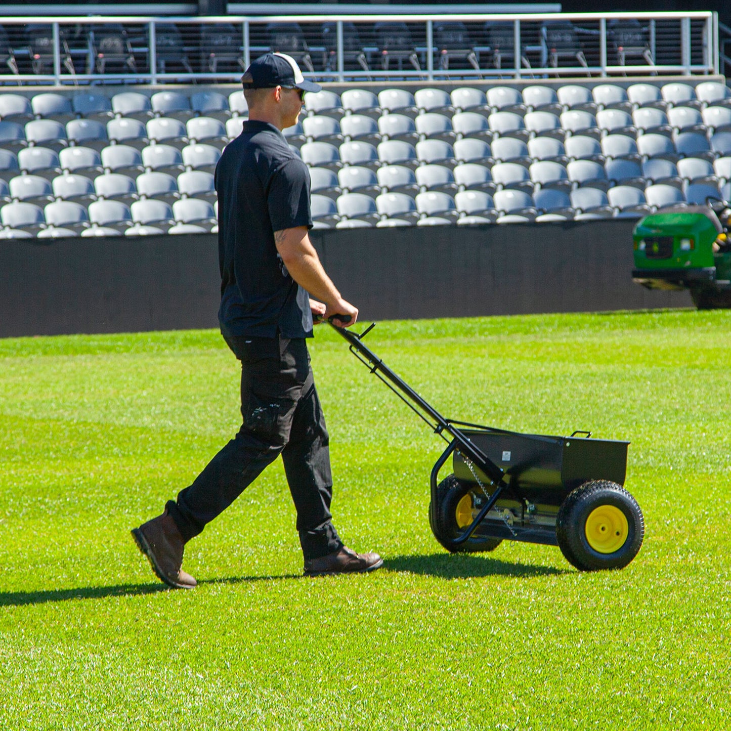 Spyker Pro-Series Drop Spreader | Model P70-12010 | Hopper Capacity 120 lb. | 36" Spread Width