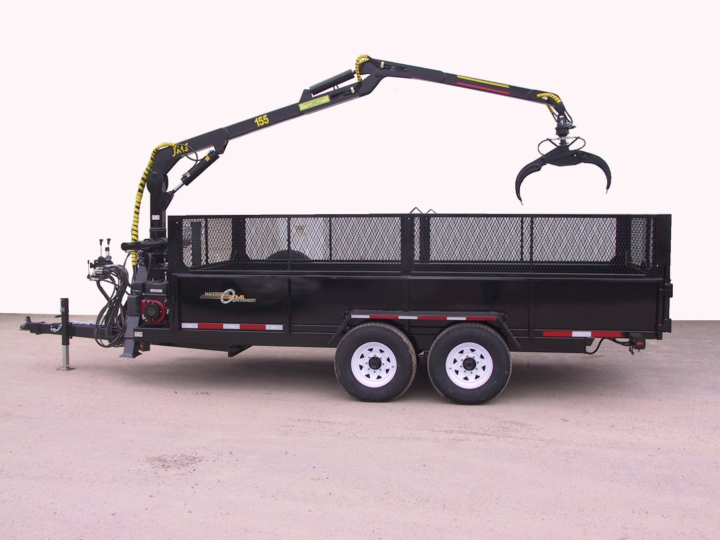 Machinerie AM Inc | AM Series of Road Dump Trailer | 2 Axles of 1,500 lbs To 15,000 lbs Double Tires | GVWR  2850 lbs To 30000 lbs