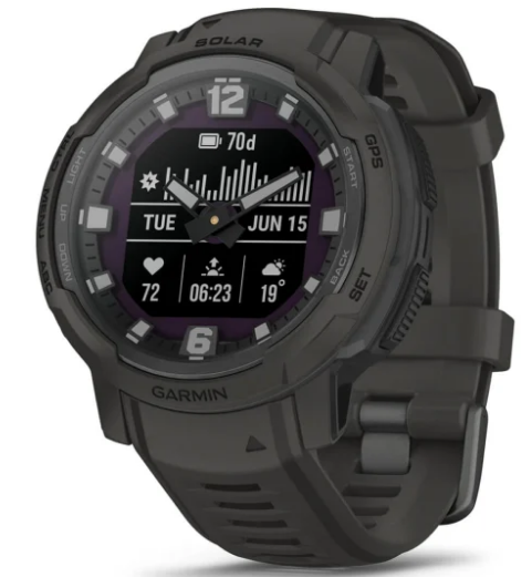 Garmin Instinct® Crossover Solar Standard And Tactical Edition Rugged Hybrid Smartwatch