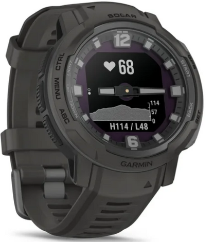 Garmin Instinct® Crossover Solar Standard And Tactical Edition Rugged Hybrid Smartwatch