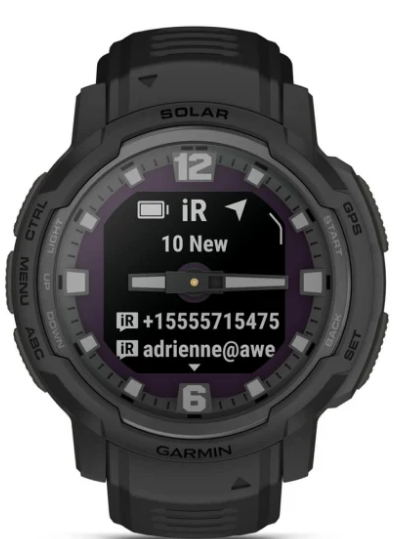 Garmin Instinct® Crossover Solar Standard And Tactical Edition Rugged Hybrid Smartwatch