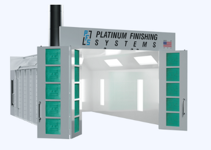 Platinum Finishing Paint Booth Systems Silver Edition Cross Flow Paint Booth