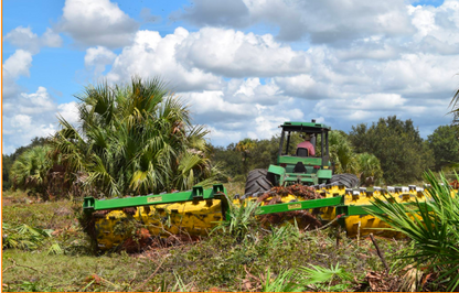 Roller Chopper Triple Single Drum Renovator Pasture Aerator 8', 10', 12', 14’ & 16’ Sections w/ 30", 36" & 42" Drum For Tractor Or Dozer