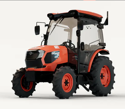 KIOTI DK6020SEHB Cab 4WD Premium Tractor | 60 HP Gross Power | 3-Point Hitch, HST Transmission & Turf Tires