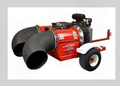 Buffalo Turbine Model BT-CKB4SQ Tow Behind Debris Blower - 360° Dual Nozzle Control - Twin Turbine